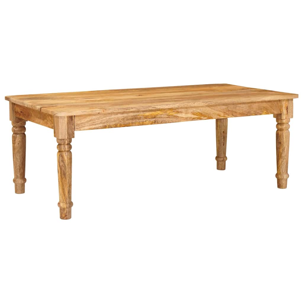 Table basse Marron 100 x 55 x 40 cm bois de manguier massif - XIOS
