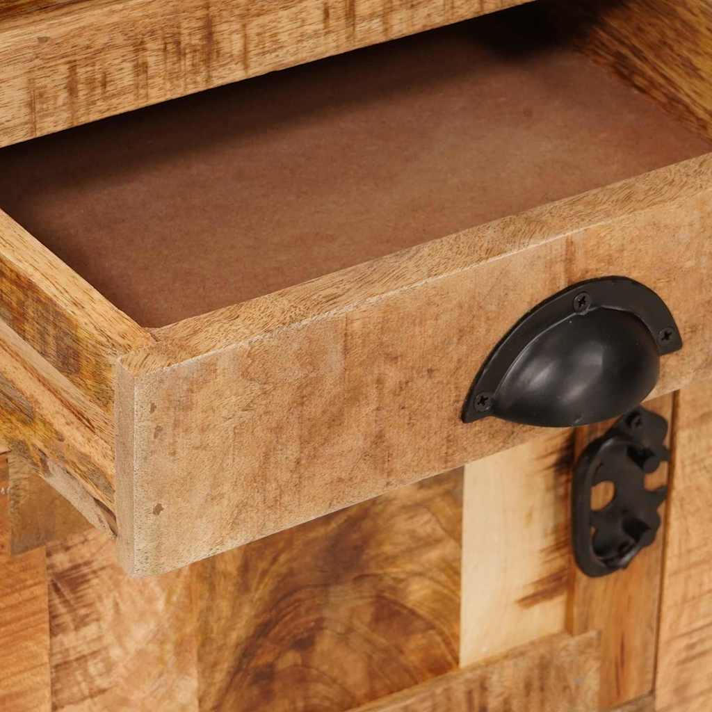 Haut Armoire Marron 40 x 30 x 120,5 cm bois de manguier massif - XIOS