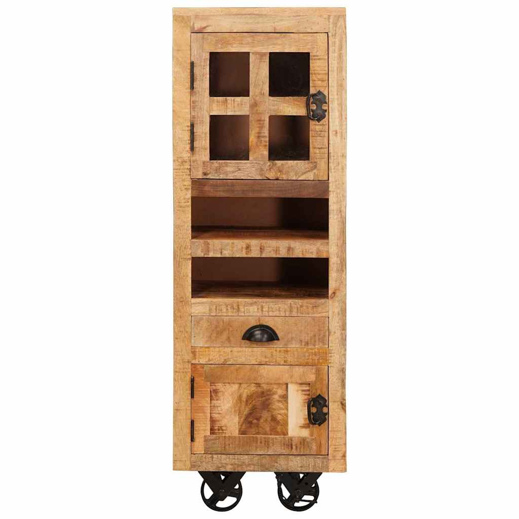 Haut Armoire Marron 40 x 30 x 120,5 cm bois de manguier massif - XIOS