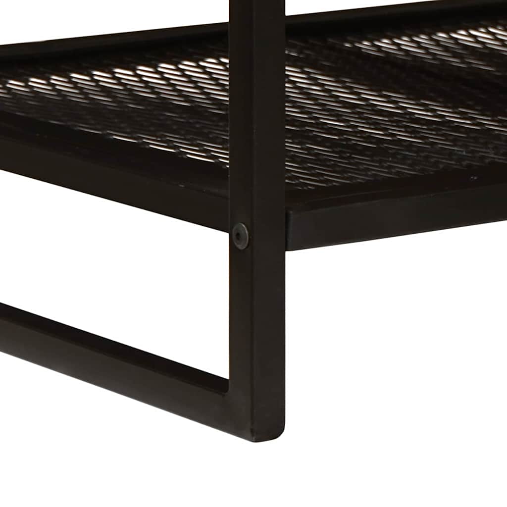 Table basse Marron et Noir Bois de mangue massif - XIOS