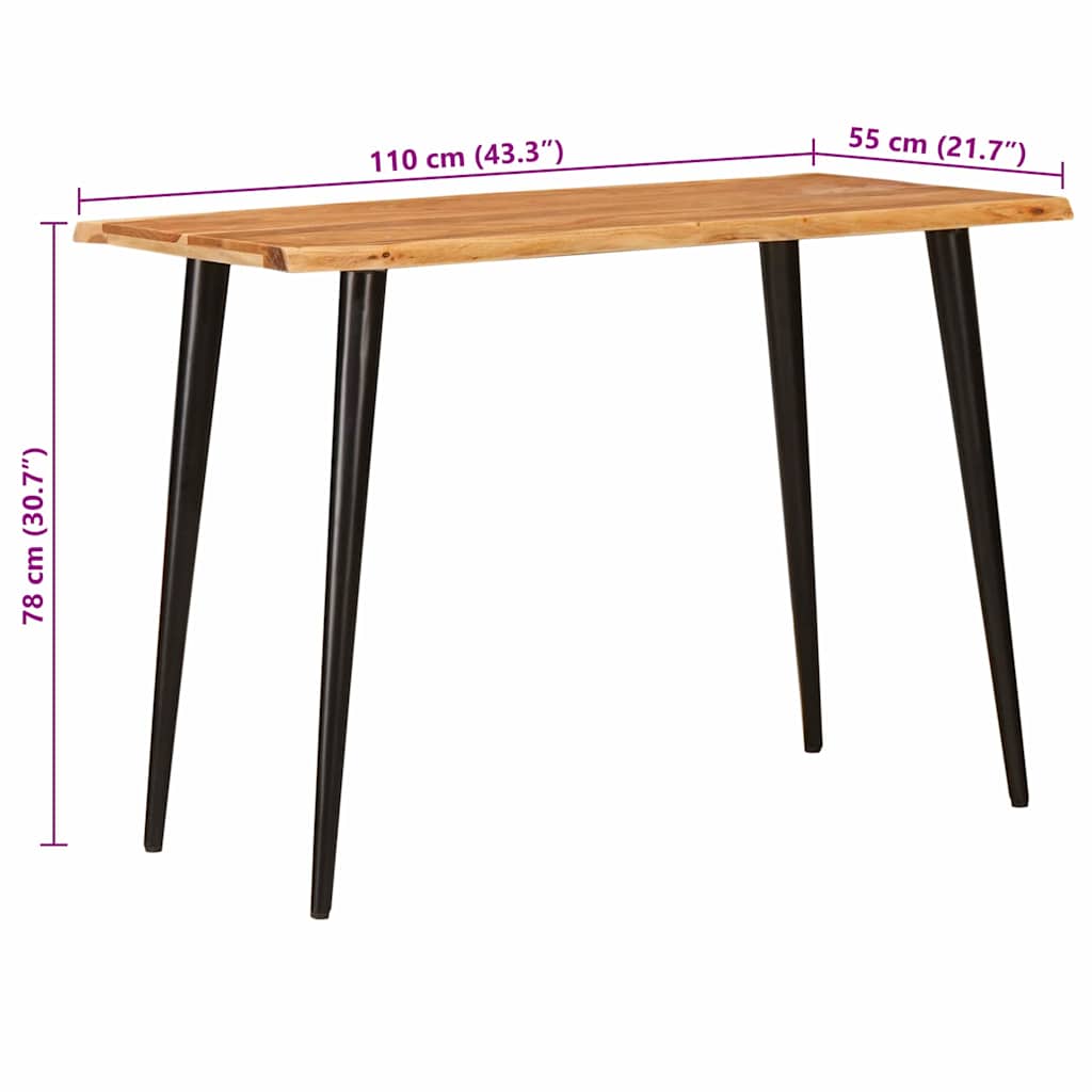 Table de salle à manger / Table de repas 110 x 55 x 78 cm - XIOS
