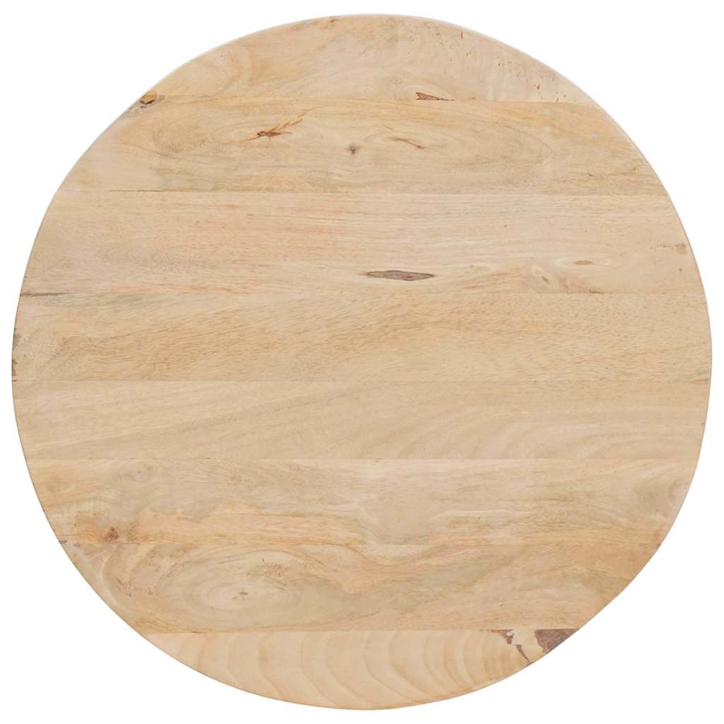 Tables basses gigognes 3 pcs Bois de mangue massif et acier - XIOS