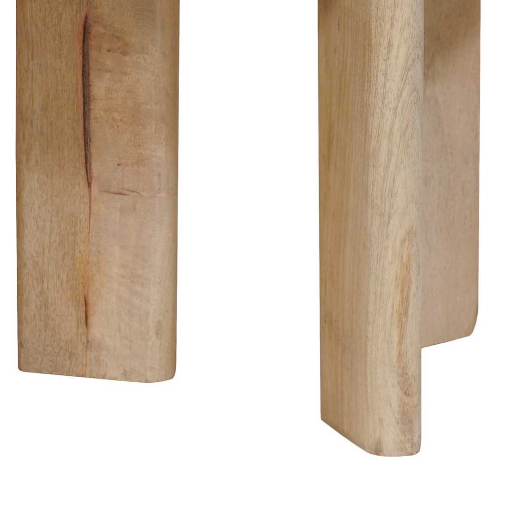 Tables basses gigognes 3 pcs Noir Bois de mangue massif - XIOS