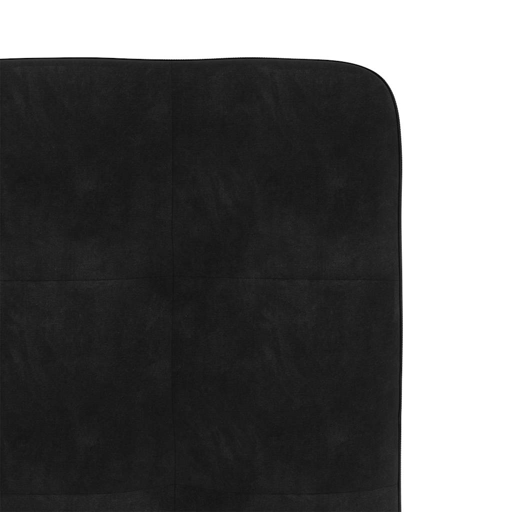 Chaises à manger lot de 2 Noir Velours - XIOS