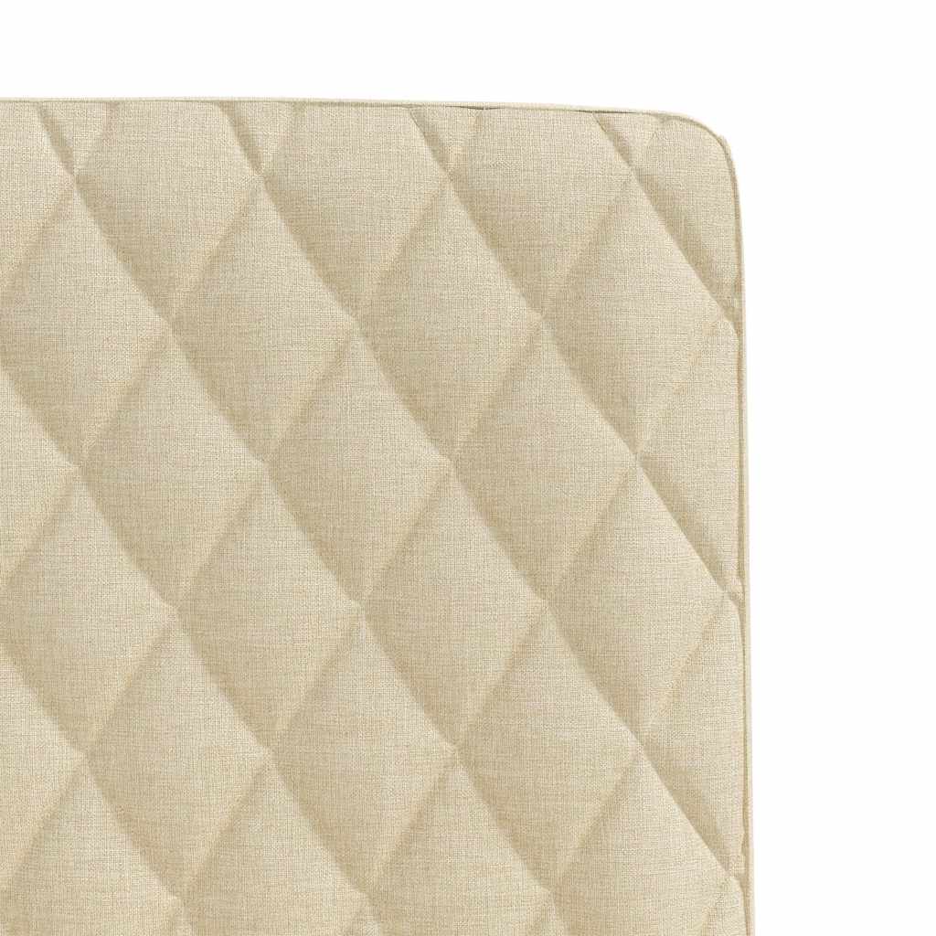 Chaises à manger lot de 2 crème tissu - XIOS