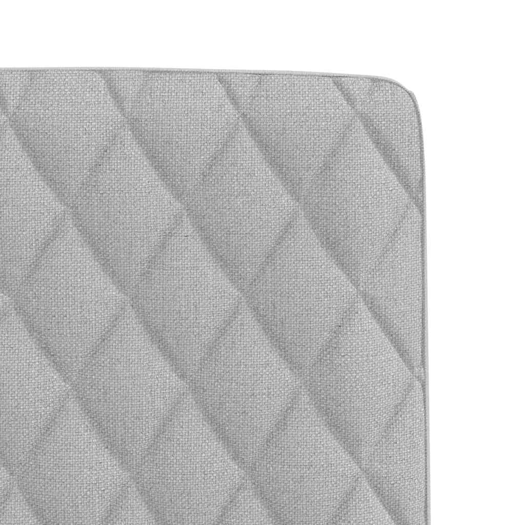 Chaises à manger lot de 2 gris nuage tissu - XIOS