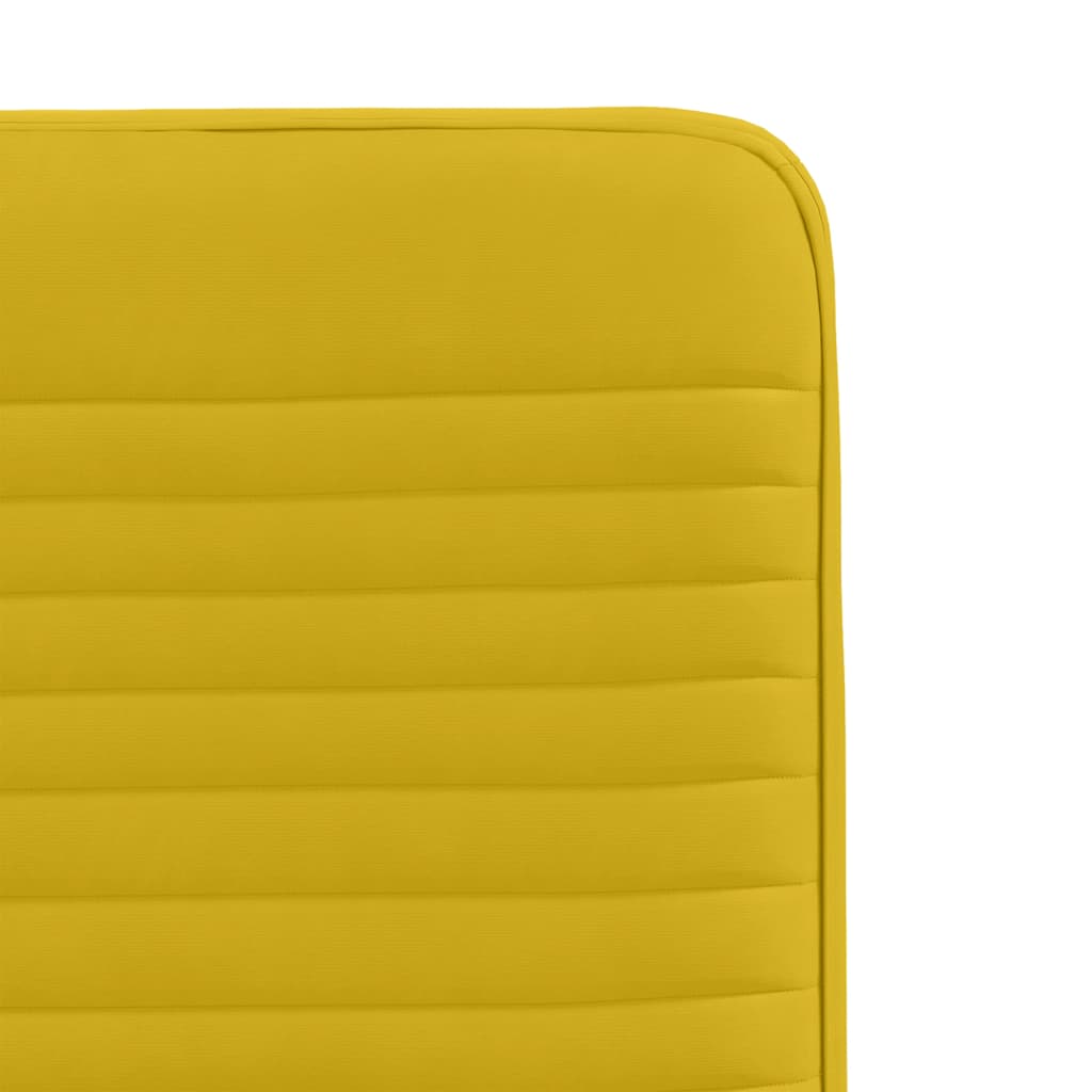 Chaises à manger lot de 2 Jaune Velours - XIOS