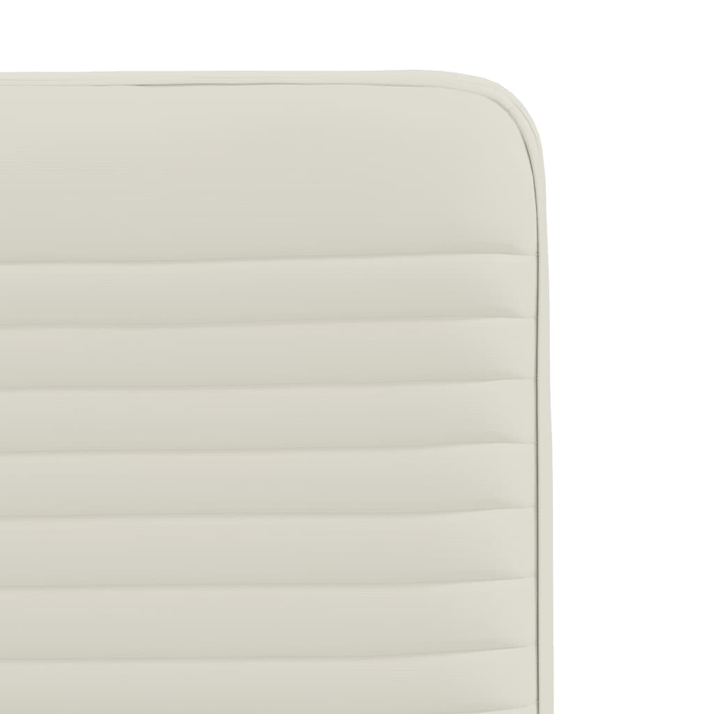 Chaises à manger lot de 2 Crème Velours - XIOS