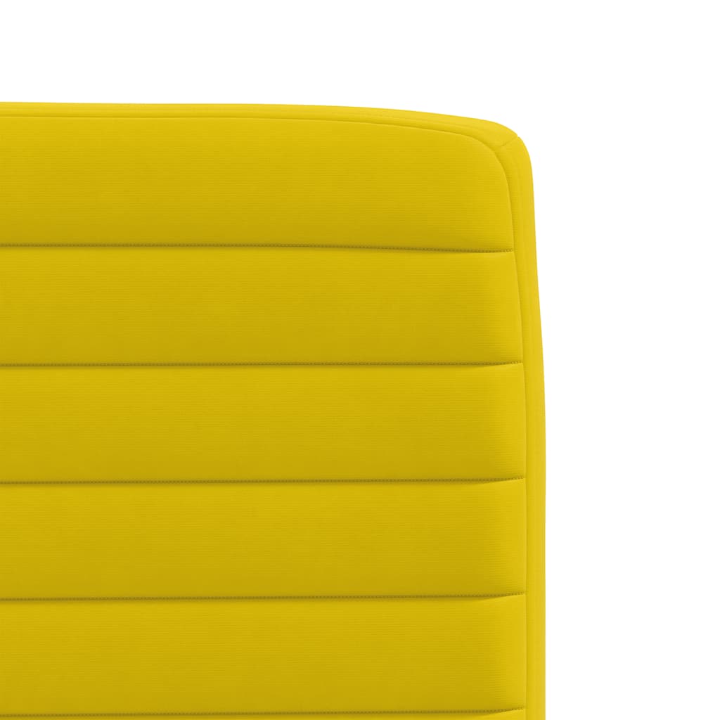 Chaises à manger lot de 2 Jaune Velours - XIOS