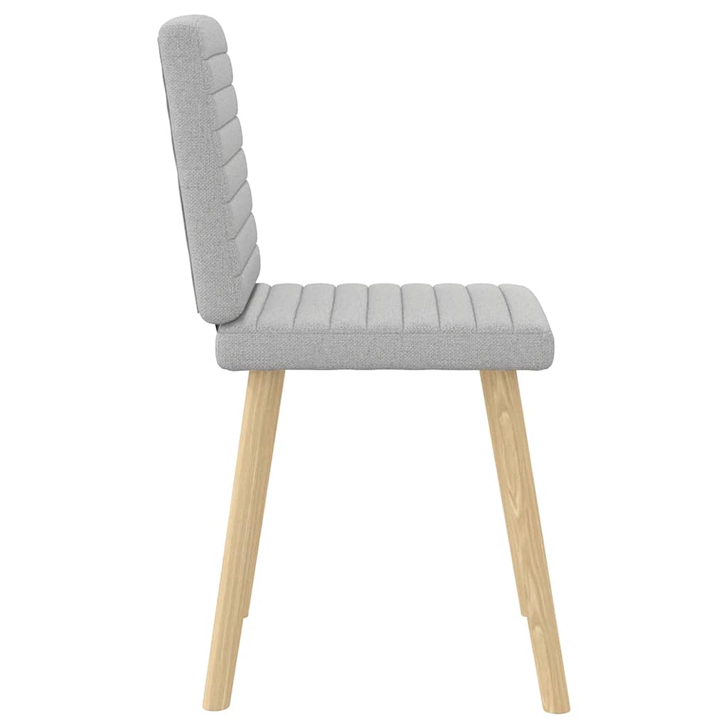 Chaises à manger lot de 2 gris nuage tissu - XIOS