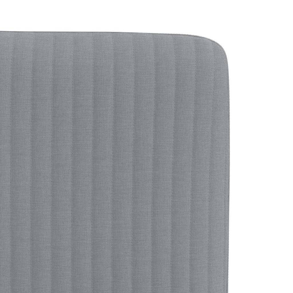 Chaises à manger lot de 2 gris clair tissu - XIOS