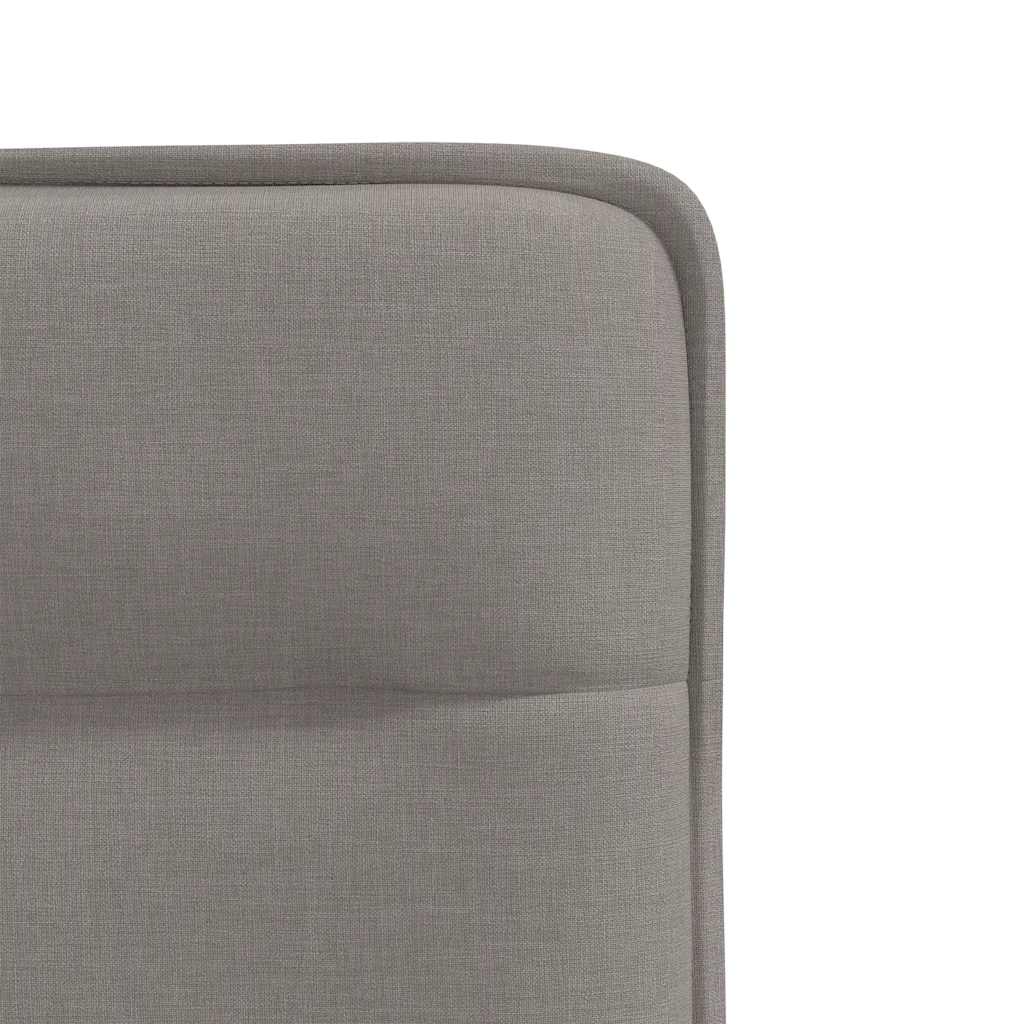Chaises à manger lot de 2 taupe tissu - XIOS