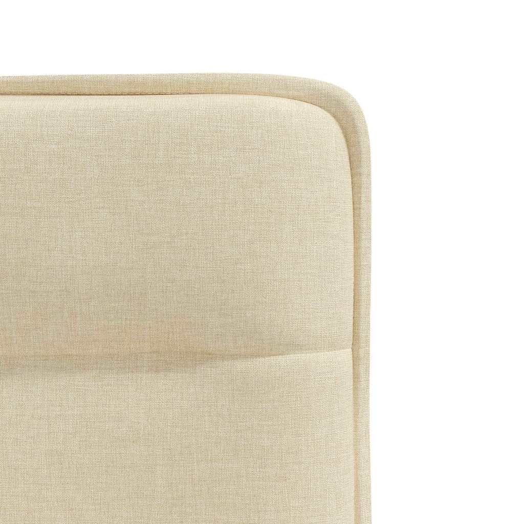 Chaises à manger lot de 2 crème tissu - XIOS