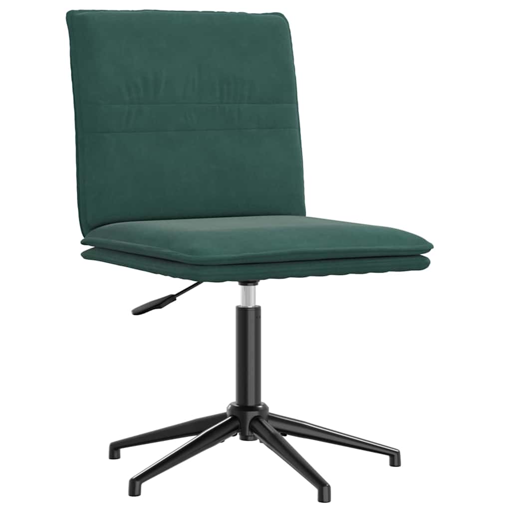 Chaise de salle à manger Vert foncé Velours - XIOS