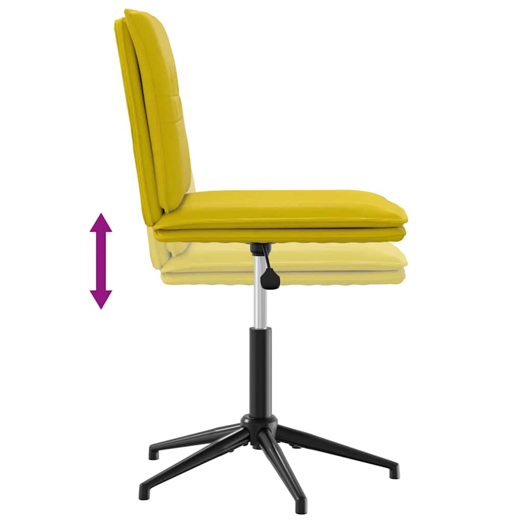 Chaise à manger Jaune Velours - XIOS