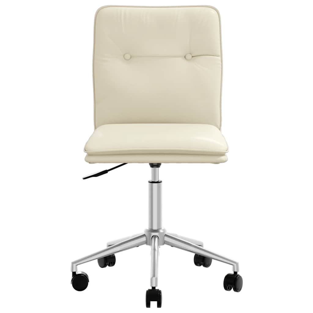 Chaise de salle à manger Crème Similicuir - XIOS