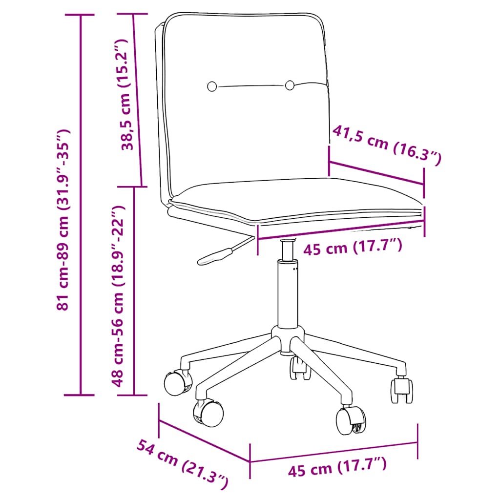 Chaise de salle à manger Crème Similicuir - XIOS