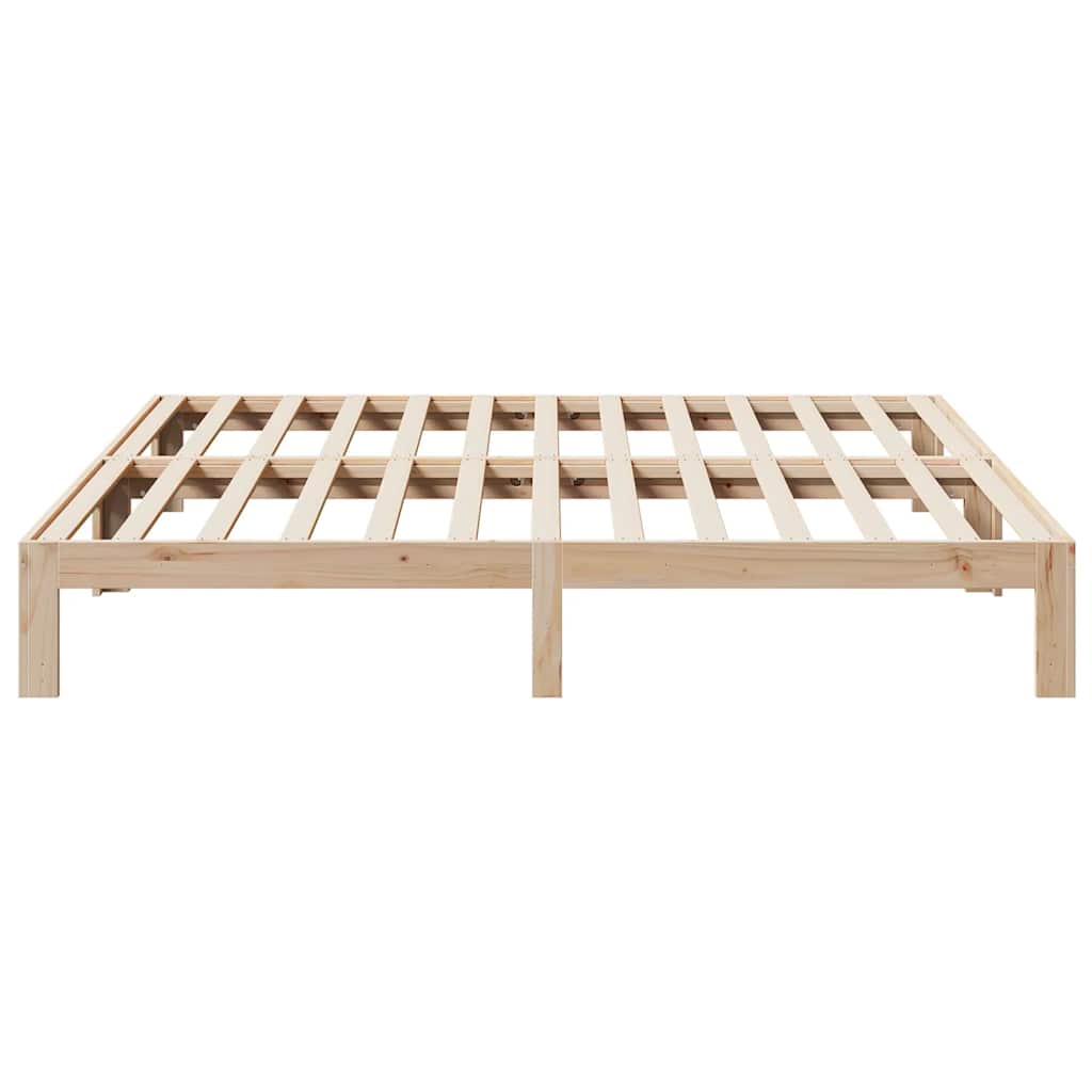 Cadre de lit sans matelas 180x200 cm bois massif de pin - XIOS