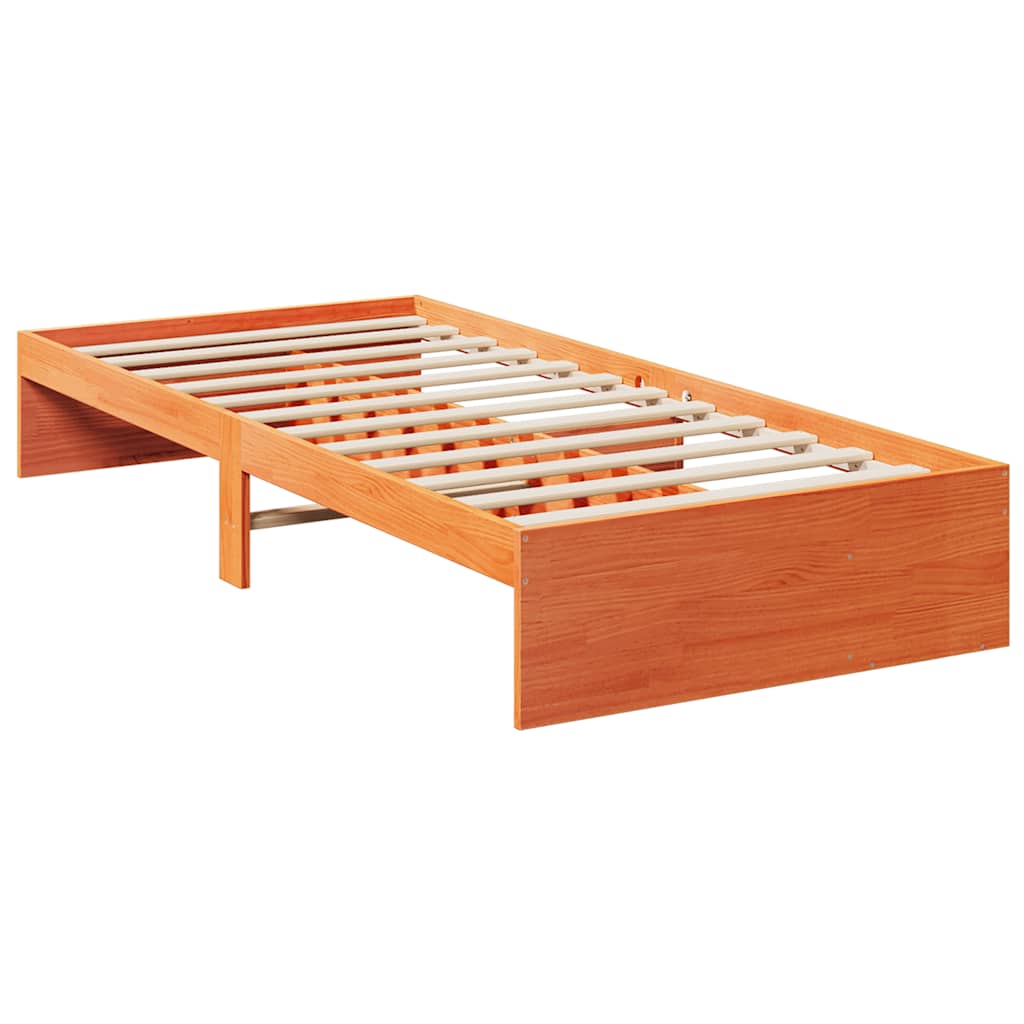 Lit de jour sans matelas cire marron 100x200 cm pin massif - XIOS