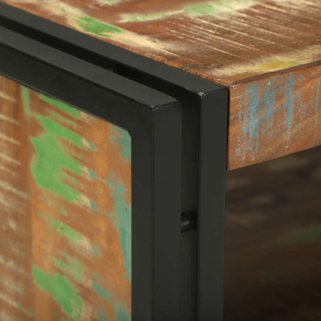 Table basse Marron 120 x 50 x 38 cm bois de récupération massif - XIOS