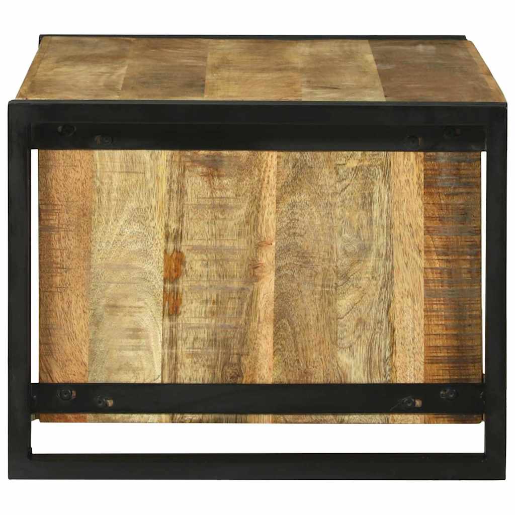 Table basse Marron 90 x 50 x 38 cm Bois de manguier brut massif - XIOS