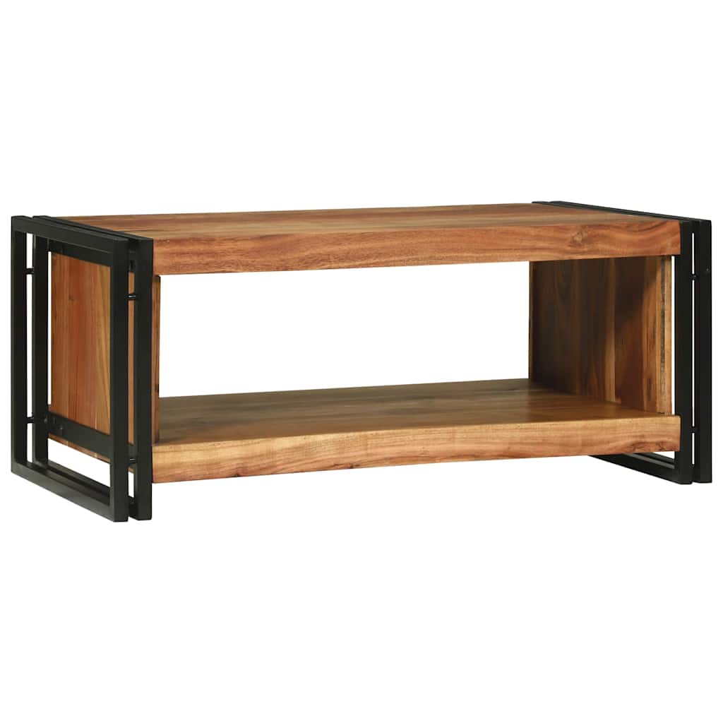 Table basse Marron 90 x 50 x 38 cm Bois d'acacia massif - XIOS