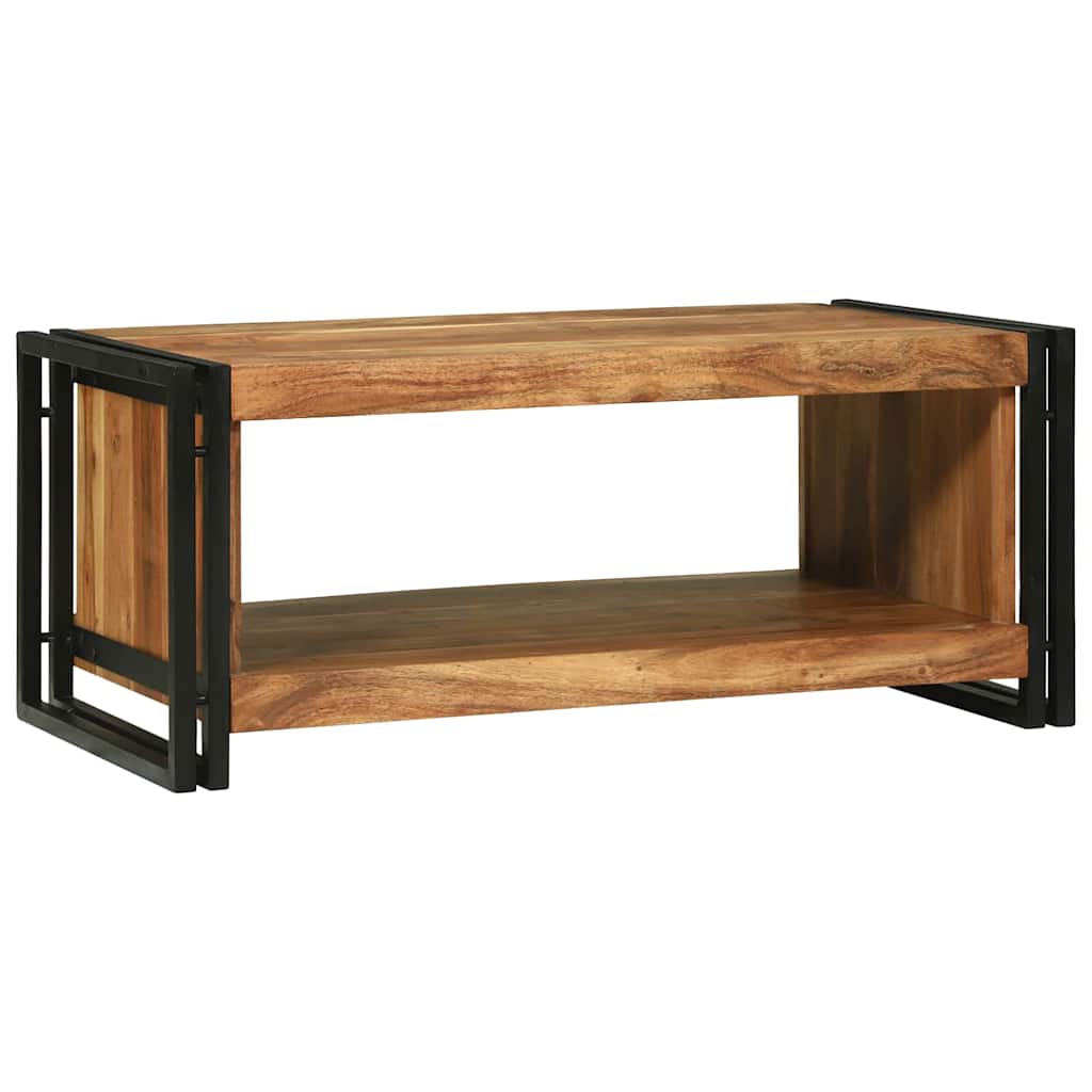 Table basse Marron 90 x 50 x 38 cm Bois d'acacia massif - XIOS