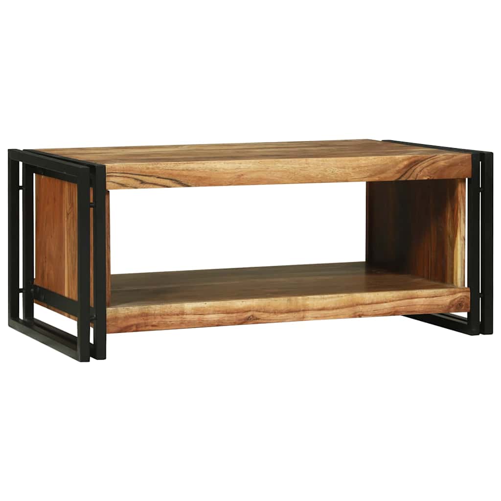 Table basse Marron 90 x 50 x 38 cm Bois d'acacia massif - XIOS