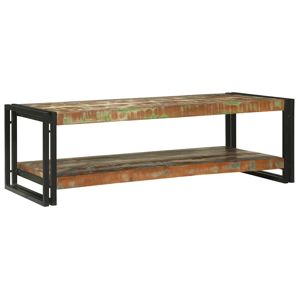 Table basse Multicolore 120 x 50 x 38 cm Bois Recyclé Solide - XIOS
