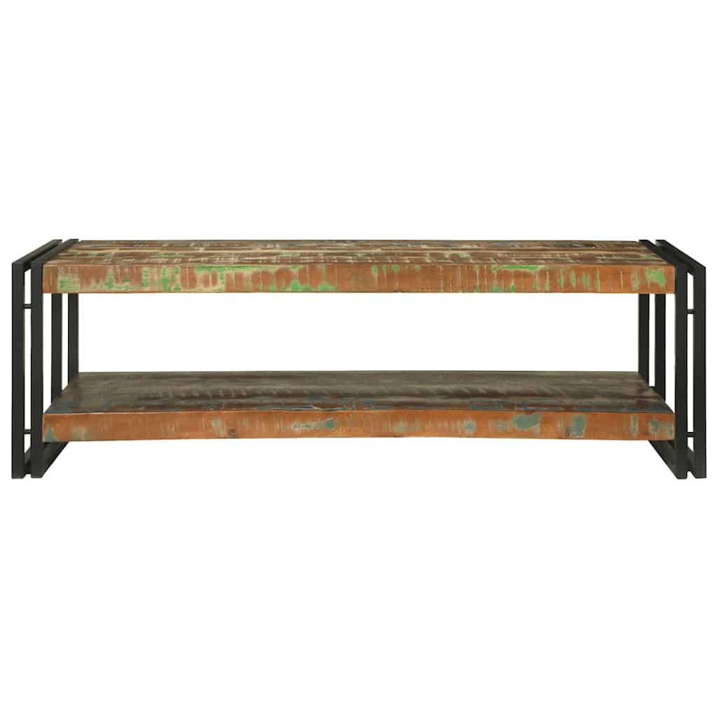 Table basse Multicolore 120 x 50 x 38 cm Bois Recyclé Solide - XIOS