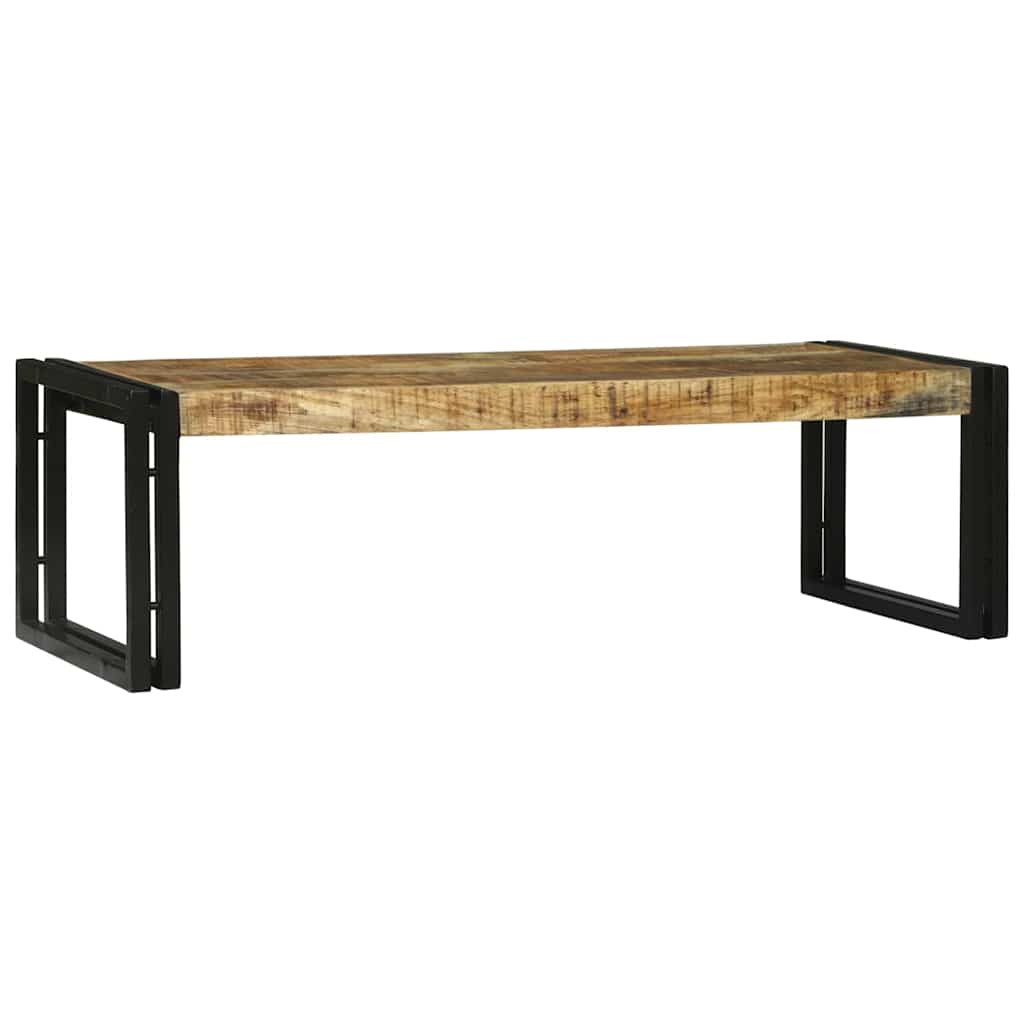 Table basse 2 pcs Marron bois de manguier massif - XIOS