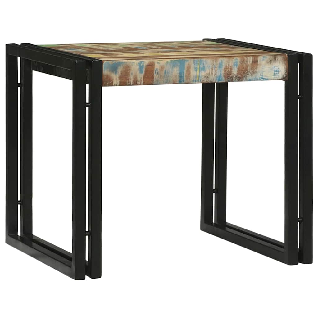 Table basse 2 pcs Multicolore bois de récupération massif - XIOS