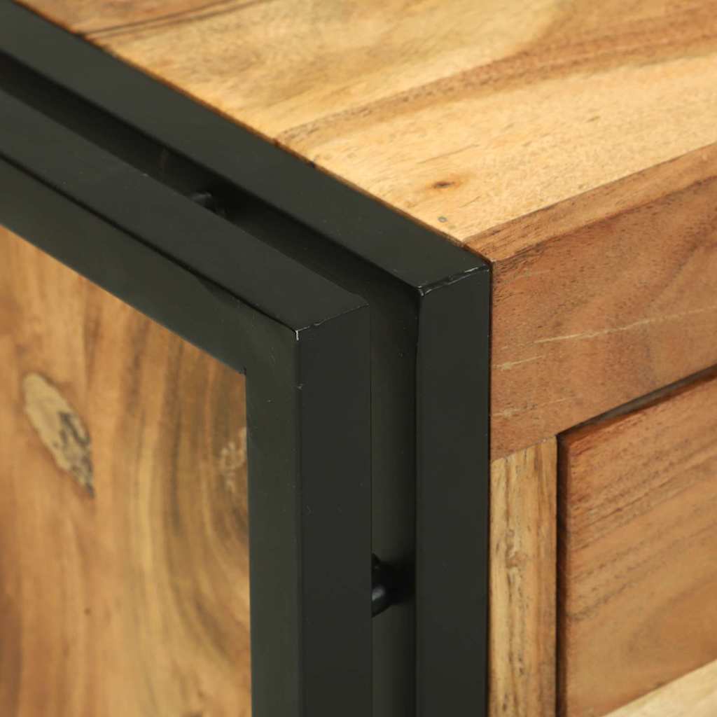 Table basse Marron 90 x 50 x 38 cm Bois d'Acacia Massif - XIOS