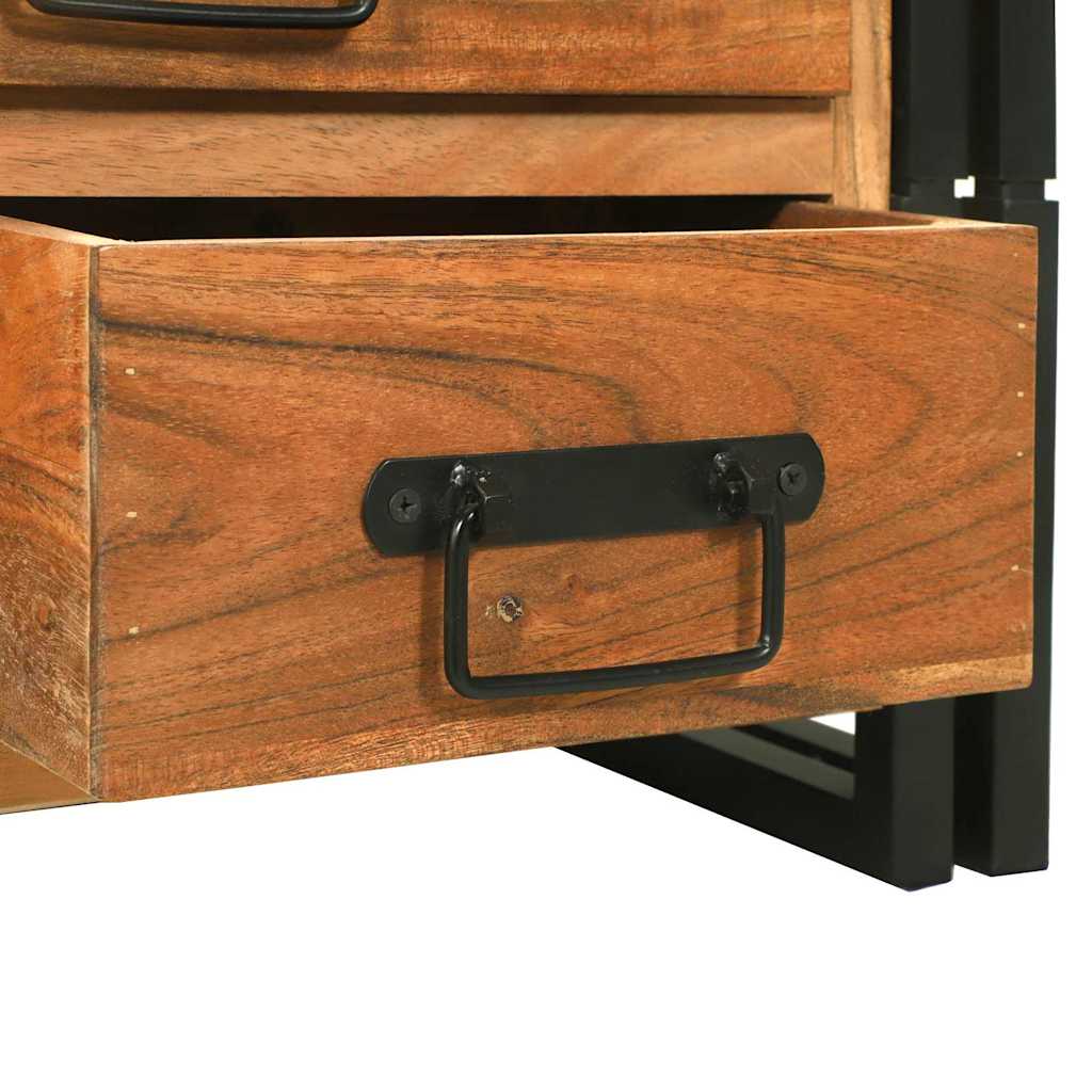 Table basse Marron 90 x 50 x 38 cm Bois d'Acacia Massif - XIOS
