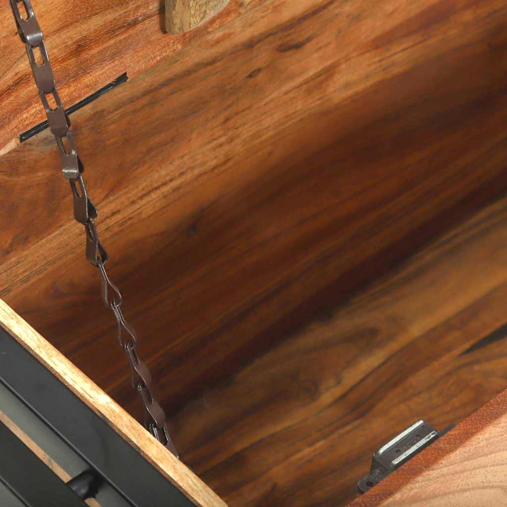 Table basse Marron 90 x 50 x 38 cm Bois d'Acacia Massif - XIOS