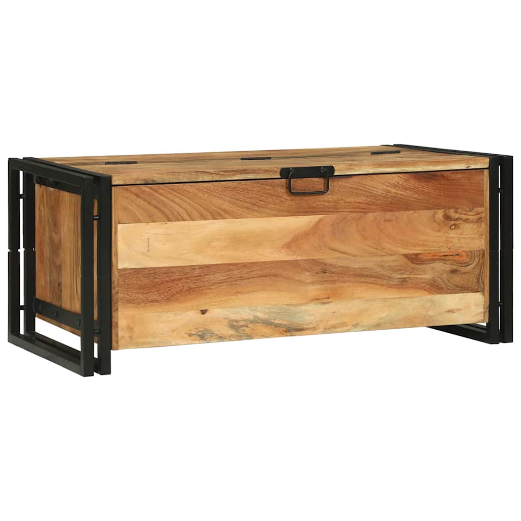 Table basse Marron 90 x 50 x 38 cm Bois d'Acacia Massif - XIOS