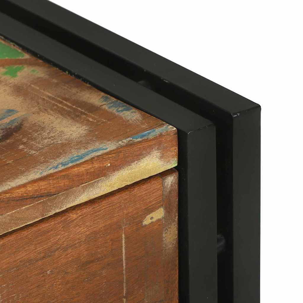 Table basse Marron 90 x 50 x 38 cm bois de récupération massif - XIOS