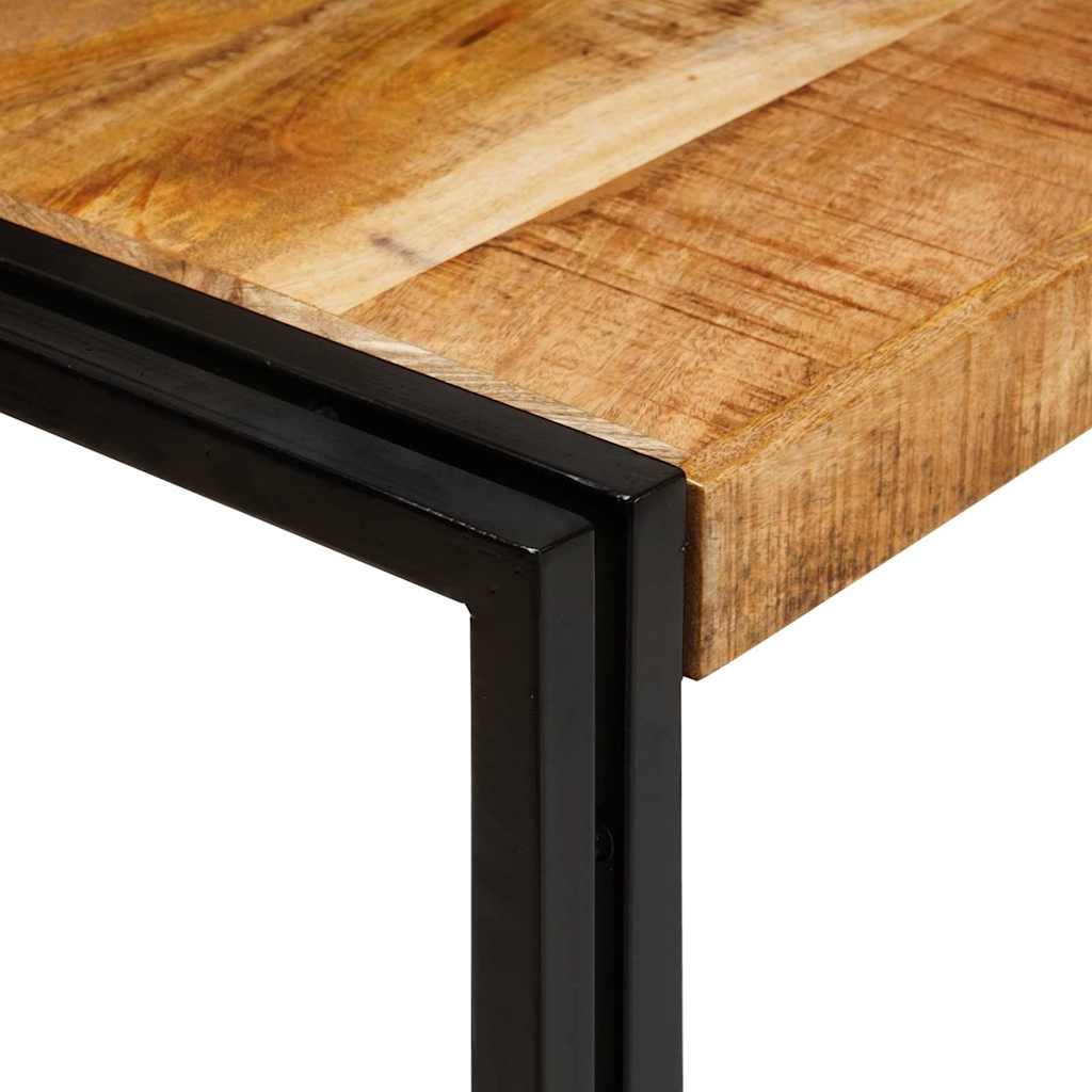 Table Gigogne 3 pcs Bois de mangue solide rugueux et un métal - XIOS
