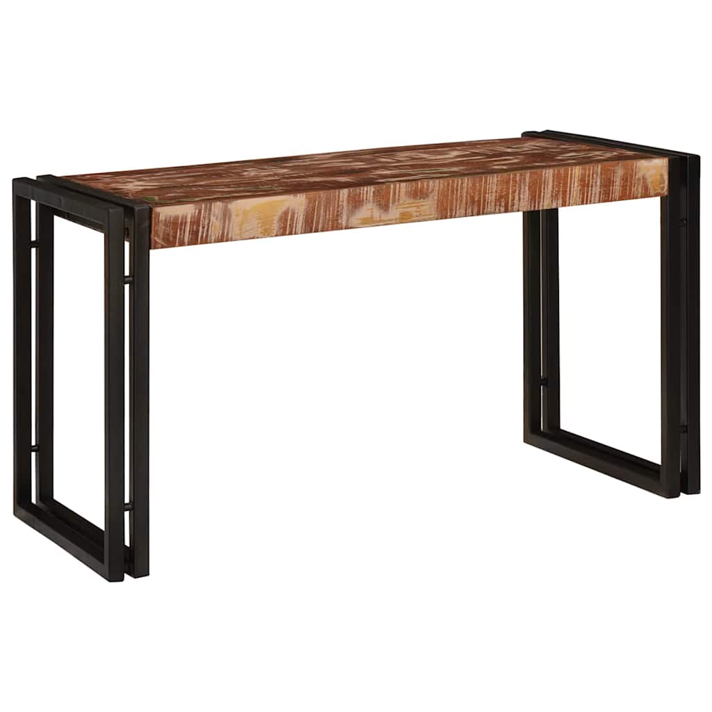 Table Gigogne 3 pcs Marron et noir bois de récupération massif - XIOS