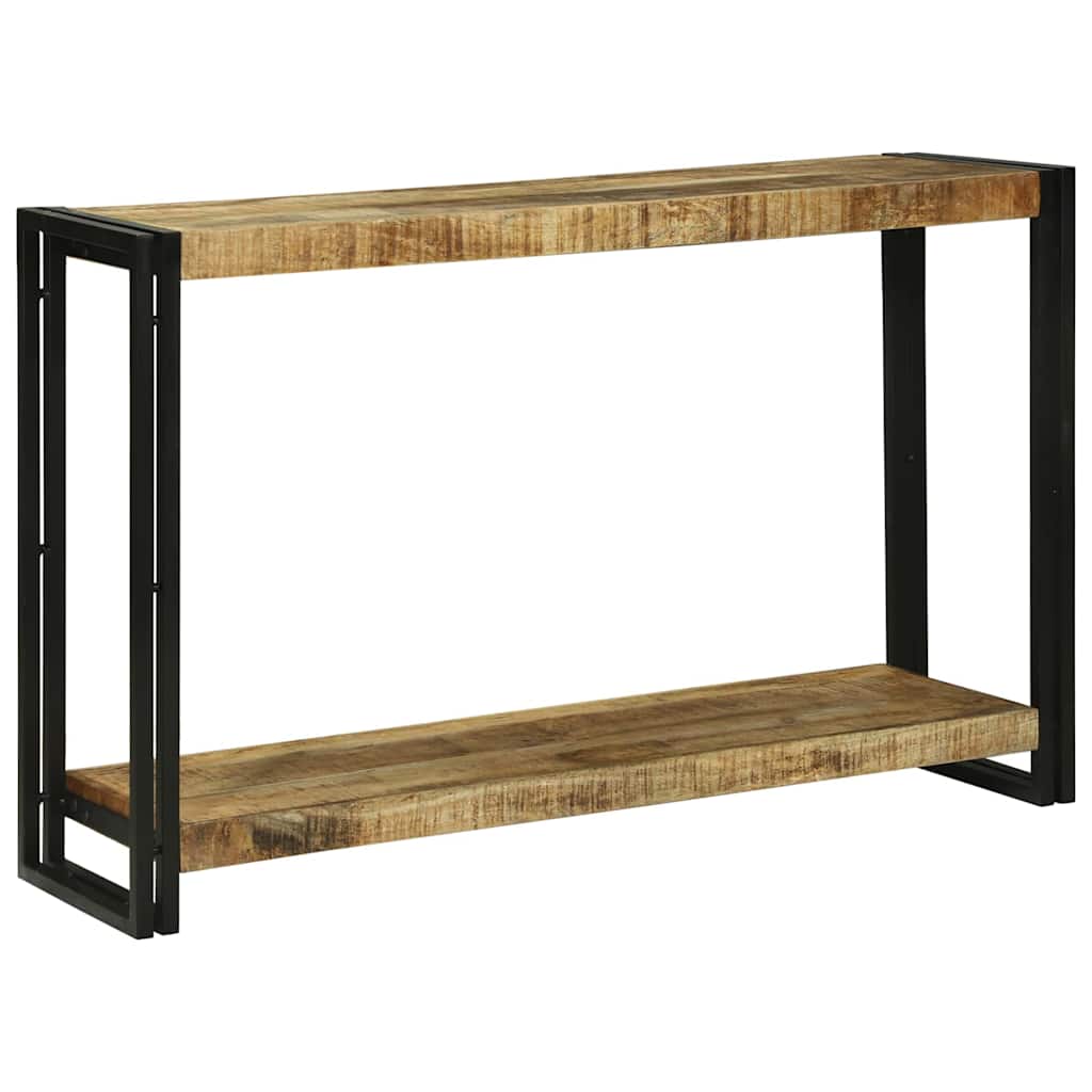 Table console 120 x 33 x 75 cm Bois de manguier brut massif - XIOS