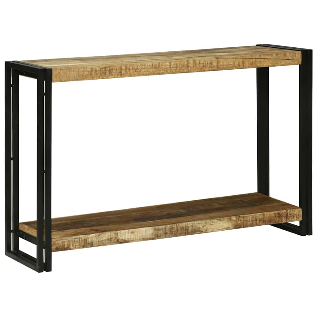 Table console 120 x 33 x 75 cm Bois de manguier brut massif - XIOS