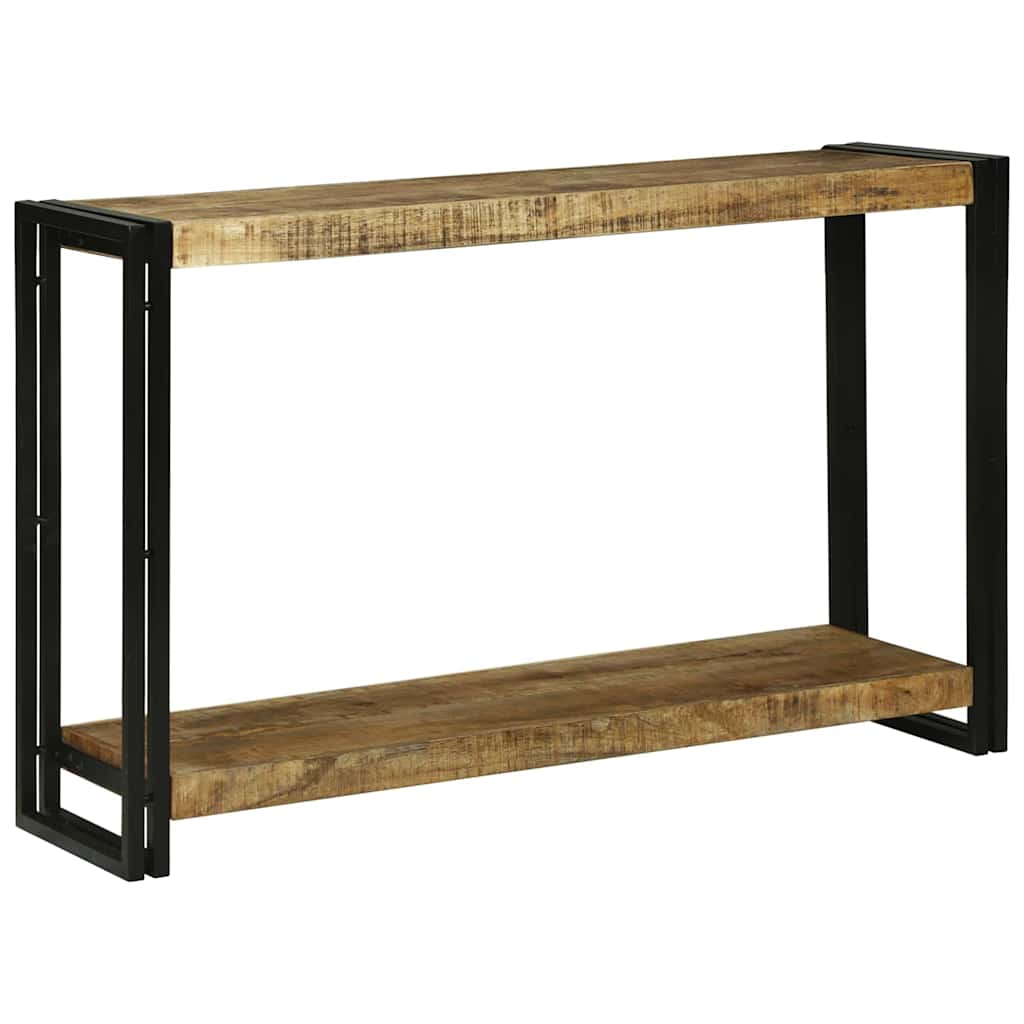 Table console 120 x 33 x 75 cm Bois de manguier brut massif - XIOS