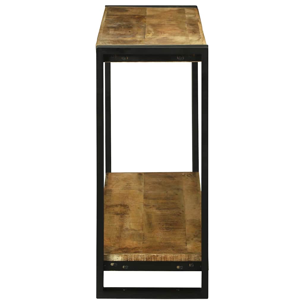 Table console 120 x 33 x 75 cm Bois de manguier brut massif - XIOS