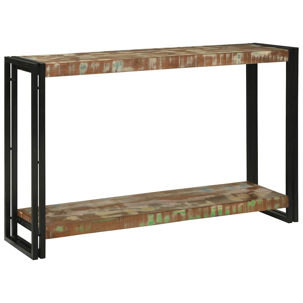 Table console Multicolore 120 x 33 x 75 cm Bois Recyclé Solide - XIOS