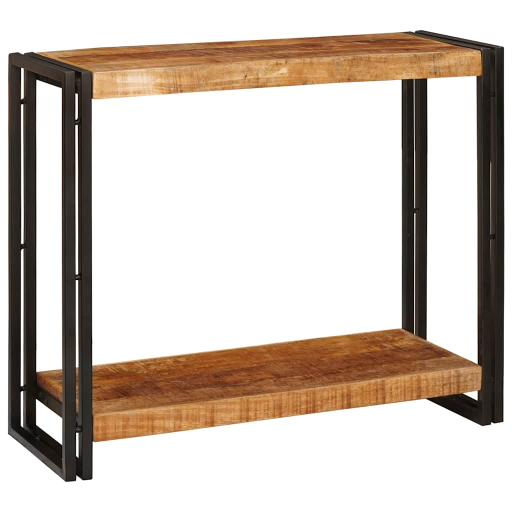 Table console 90 x 33 x 75 cm Bois de manguier brut massif - XIOS