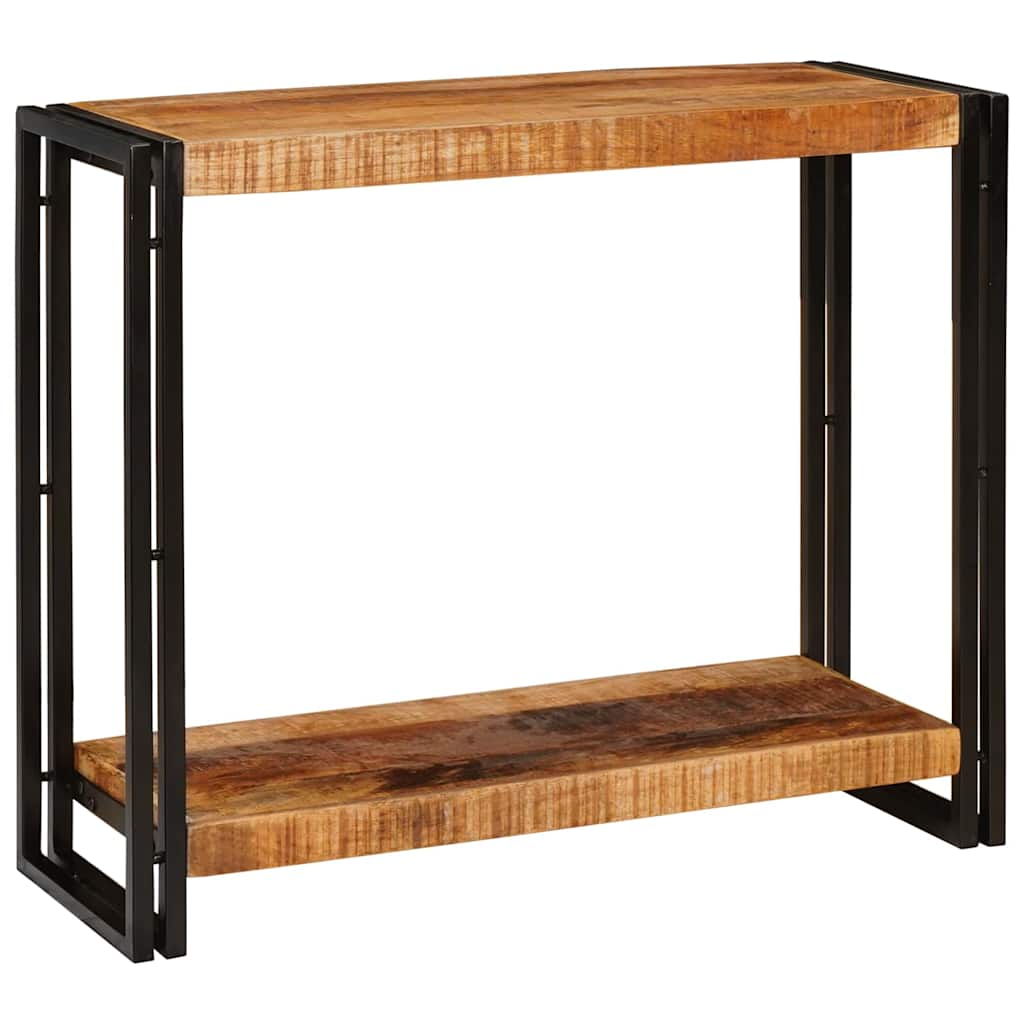 Table console 90 x 33 x 75 cm Bois de manguier brut massif - XIOS