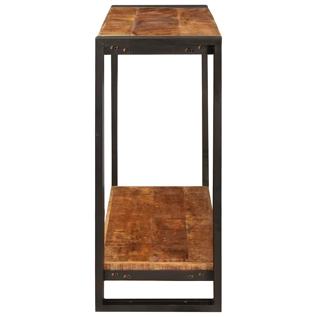 Table console 90 x 33 x 75 cm Bois de manguier brut massif - XIOS