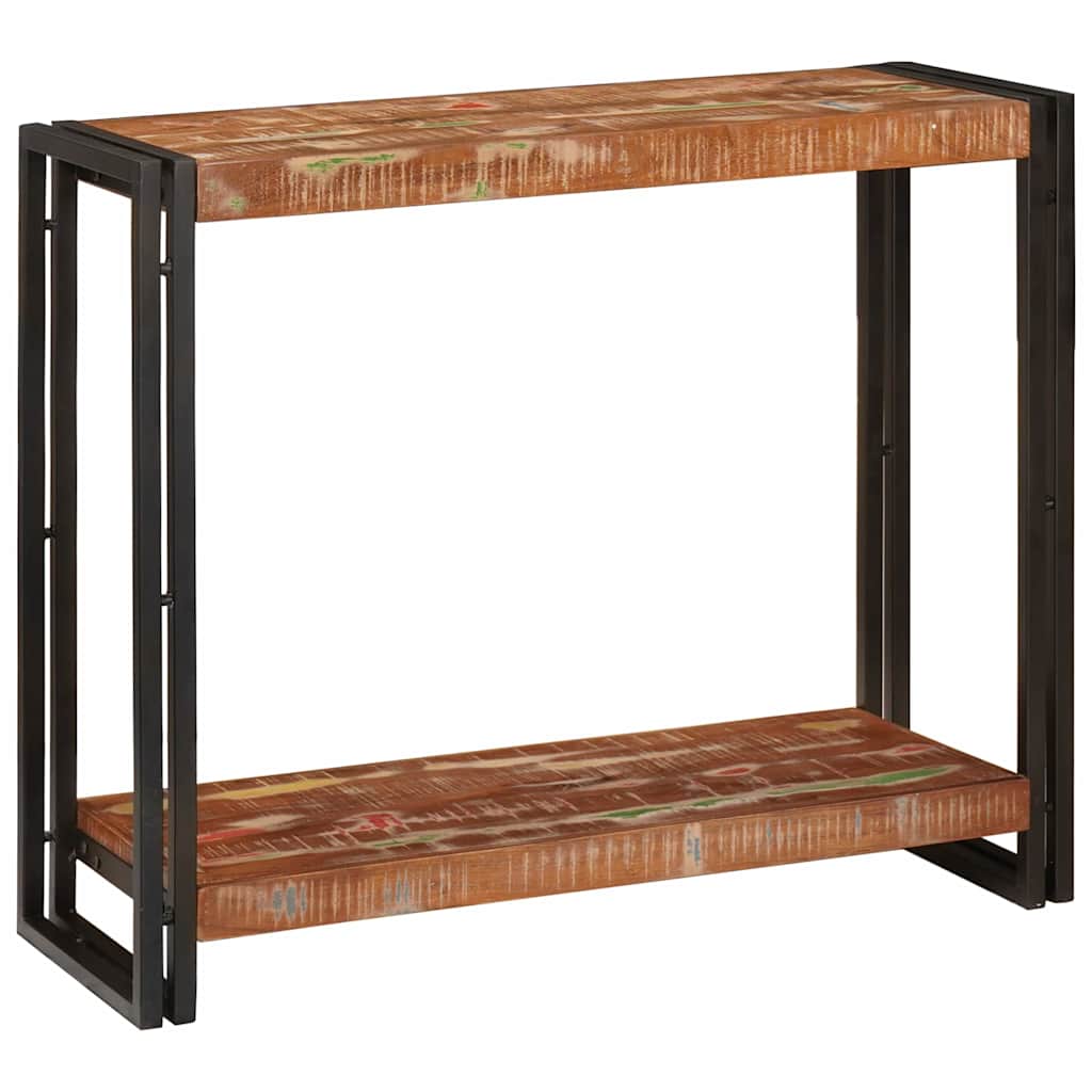 Table console Multicolore 90 x 33 x 75 cm Bois Recyclé Solide - XIOS