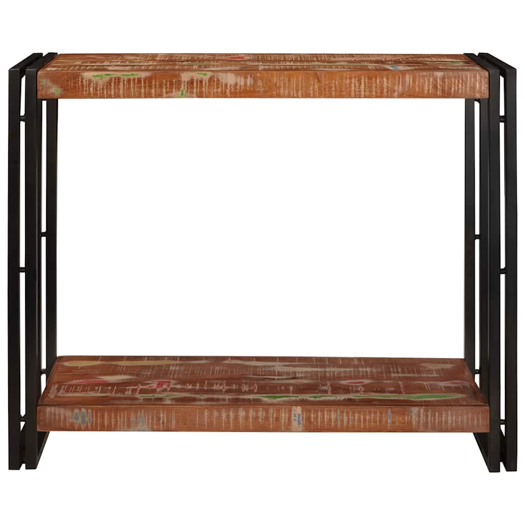 Table console Multicolore 90 x 33 x 75 cm Bois Recyclé Solide - XIOS