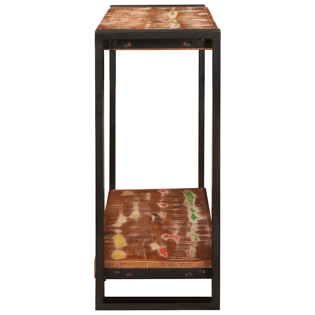 Table console Multicolore 90 x 33 x 75 cm Bois Recyclé Solide - XIOS